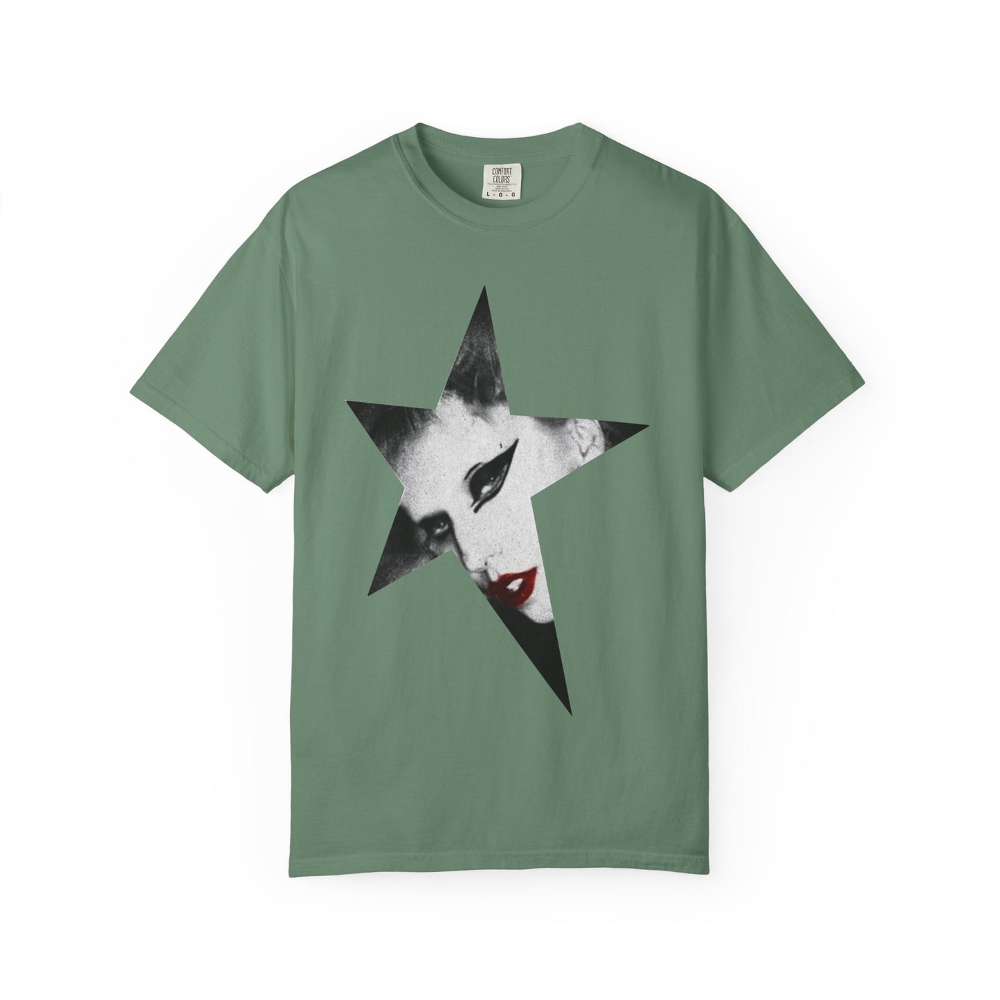 Born This Way Star Face-Unisex Dyed Tshirt