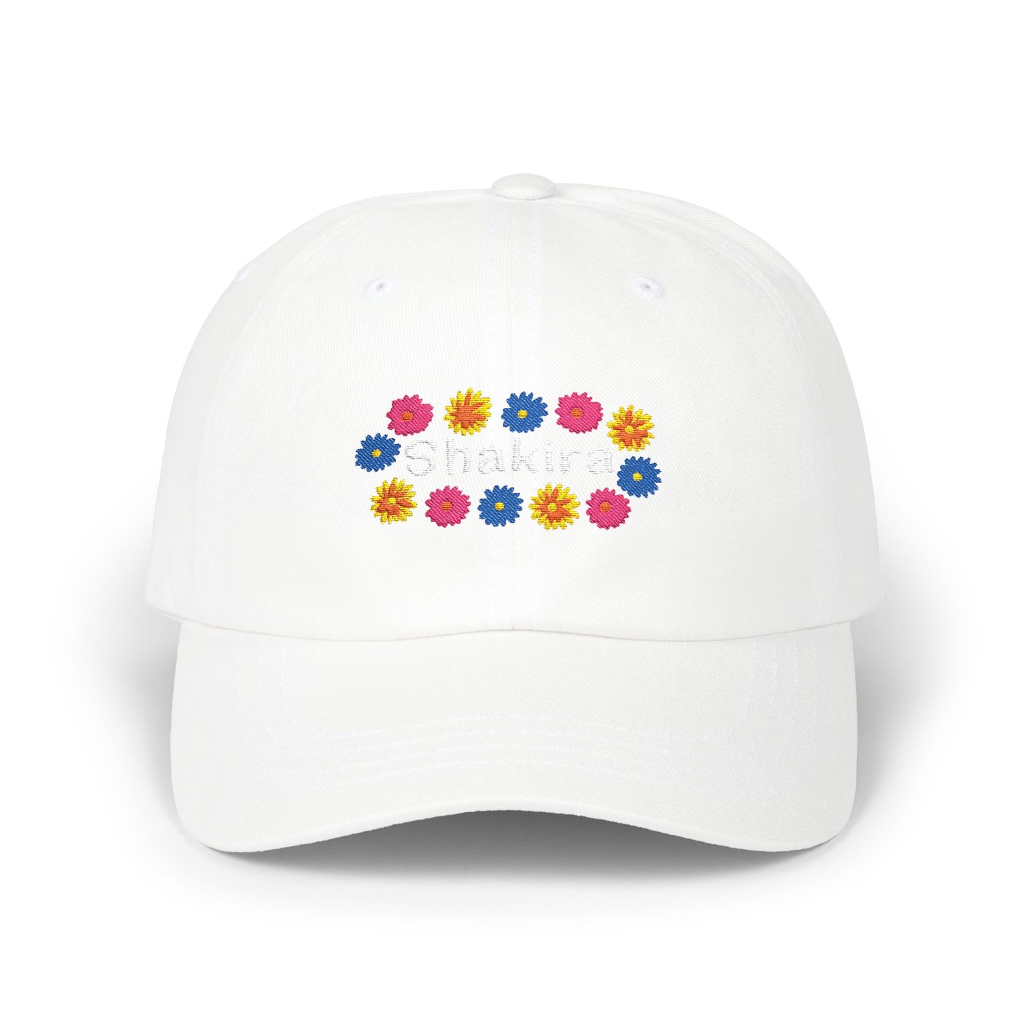 Retro Floral Groove Classic dad cap