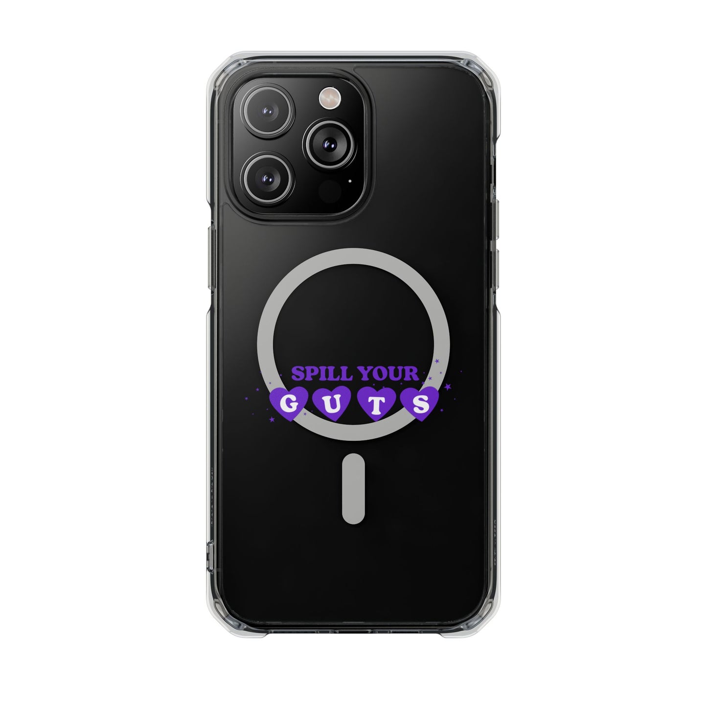 Spill Your Guts Heart Magnetic Clear Impact Case
