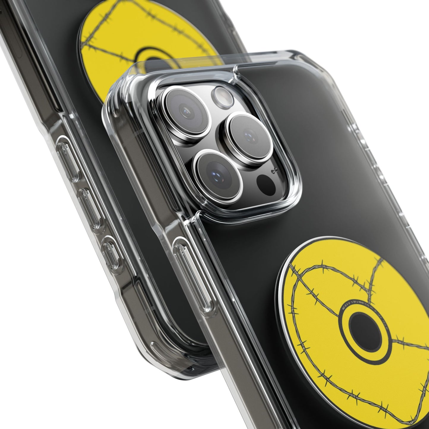Minimalist Black Disc Outline Magnetic Impact Case
