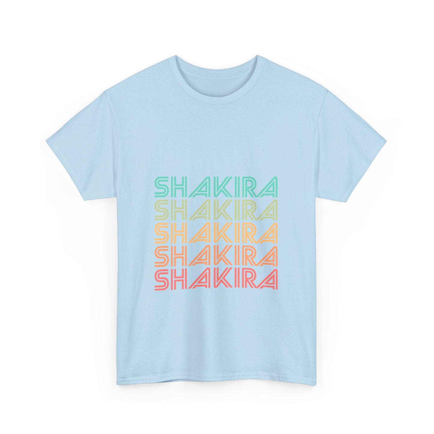 Retro Pop Lines Unisex Heavy cotton tee