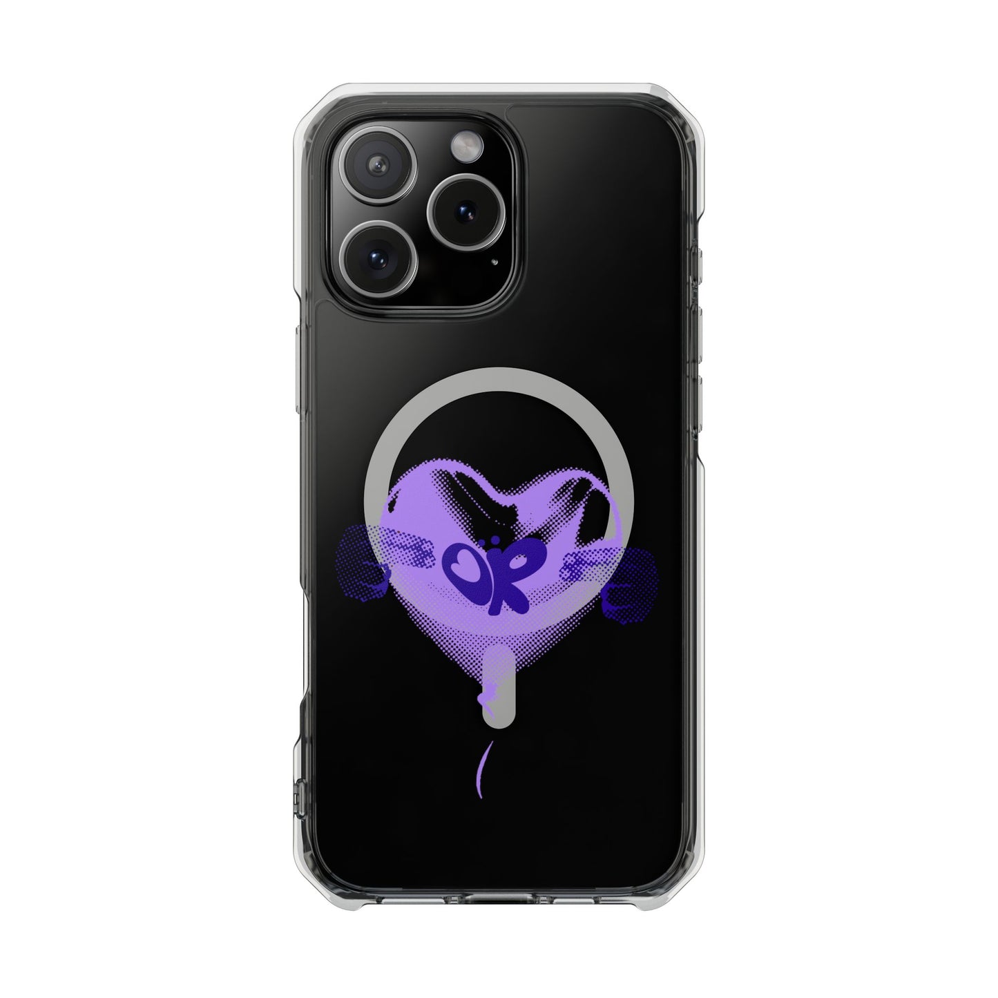 Heart Balloon OR Pop Art Magnetic Clear Impact Case