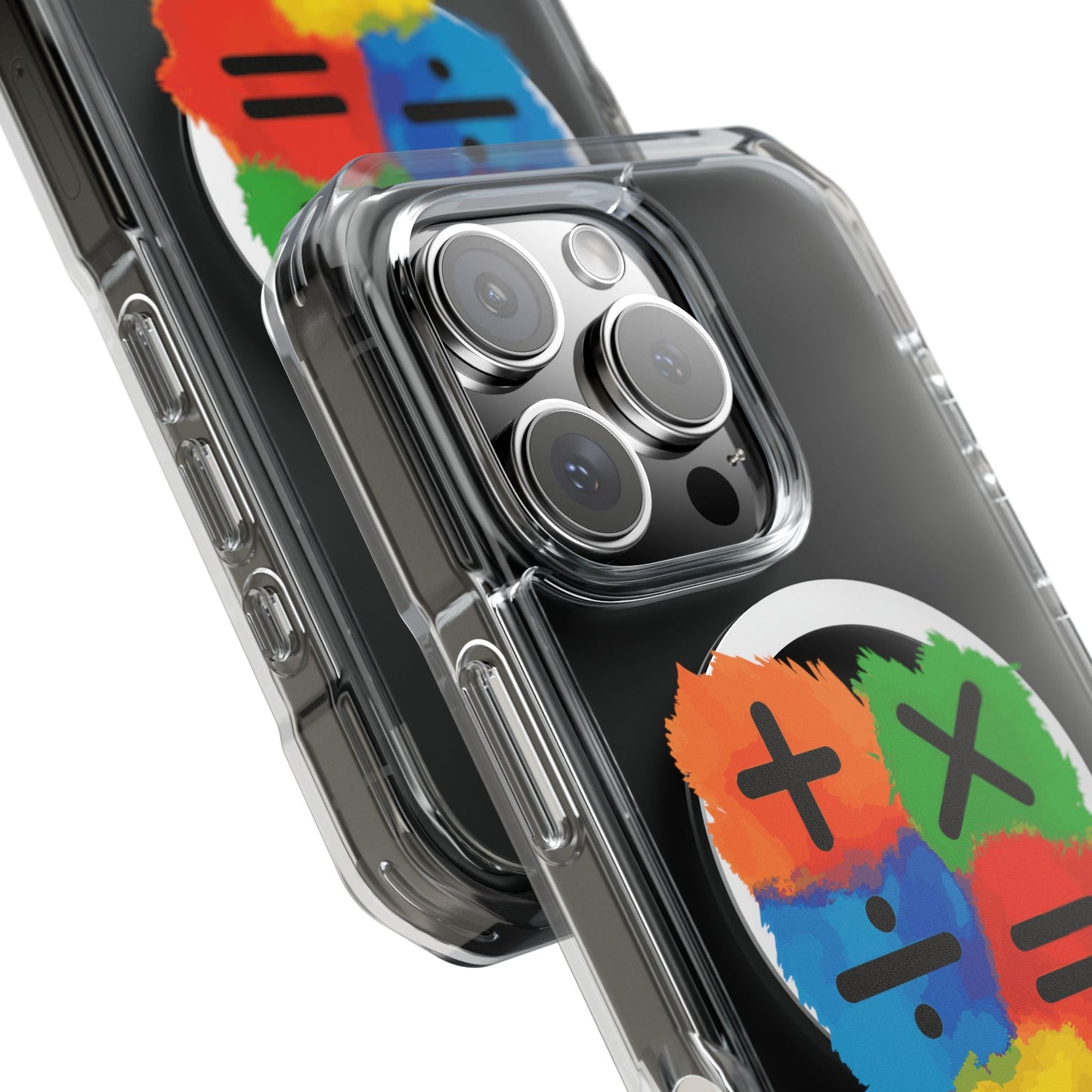 Orange Equals Symbol Magnetic Clear Impact Case