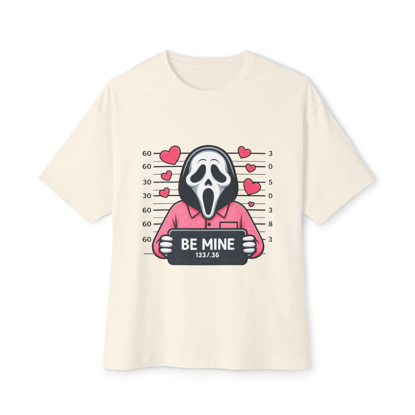 Oversized boxy Tee – Snazzy Be mine Edition