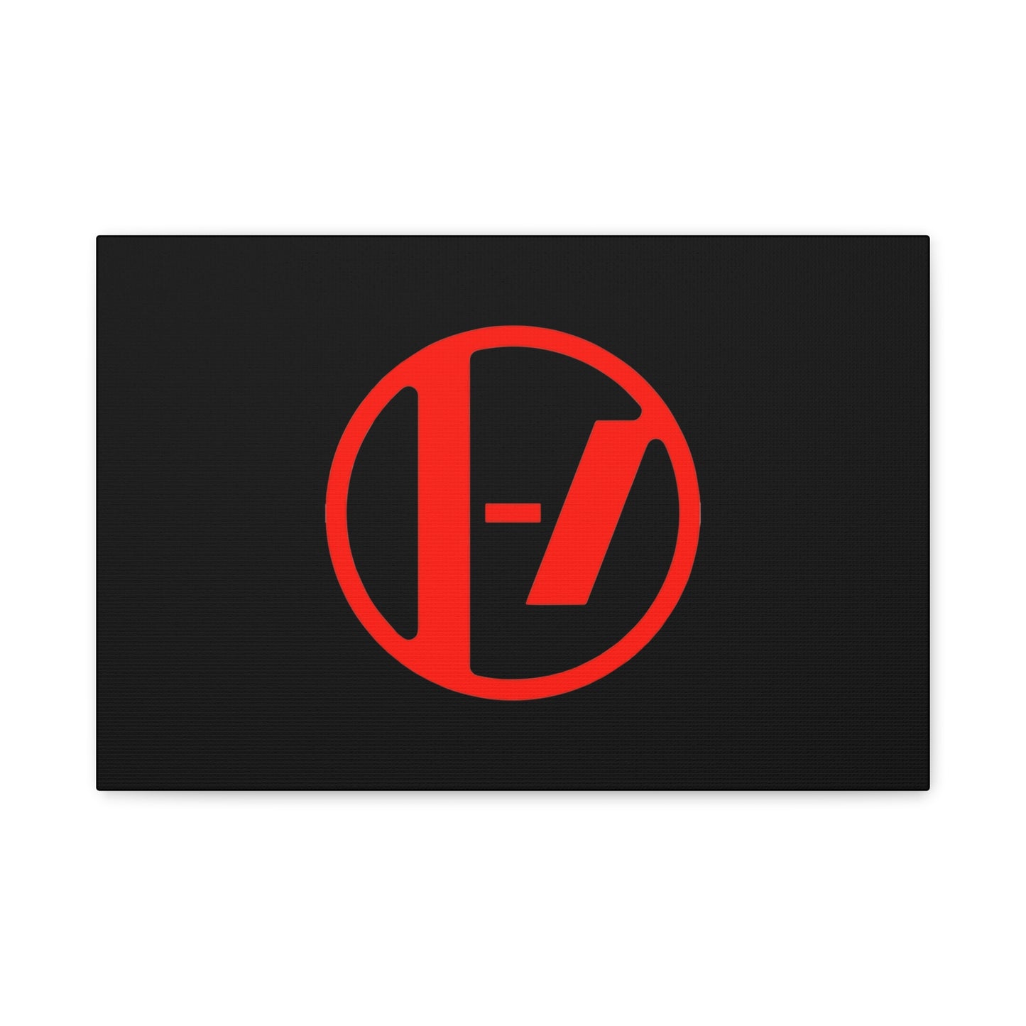 Crimson Orbit Matte Canvas