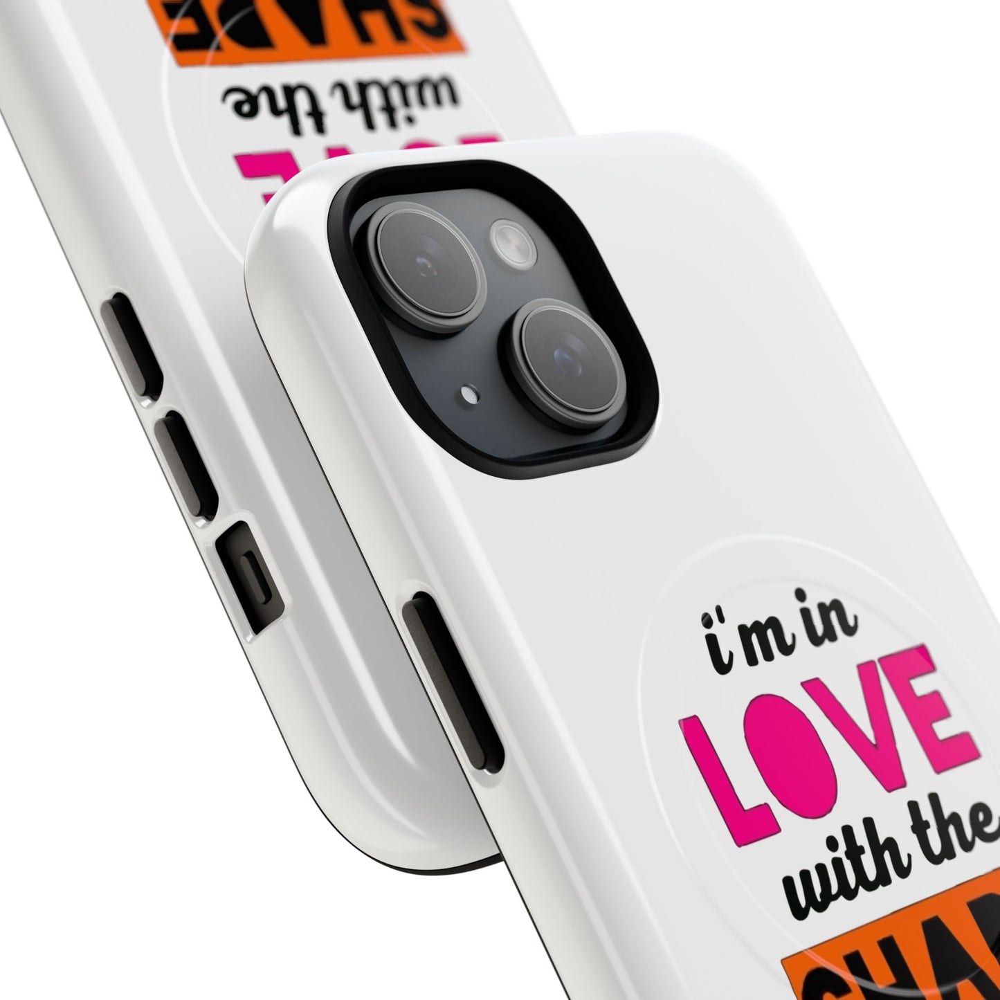 Orange Divide Symbol Tough Magnetic case
