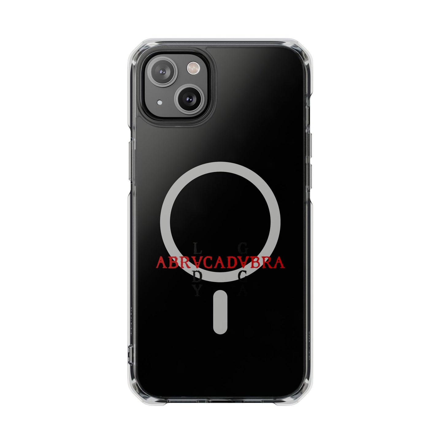 ABRVCADVRA Gothic Spell Magnetic clear case
