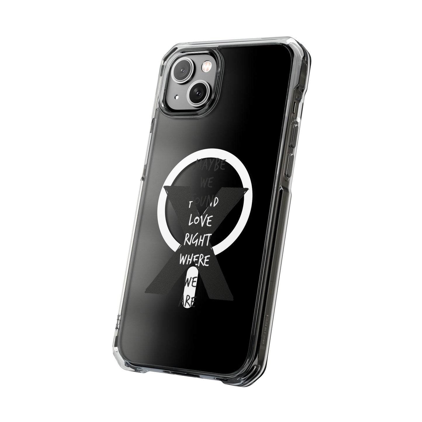 Abstract Paw and Brush Stroke Magnetic Clear Impact Case