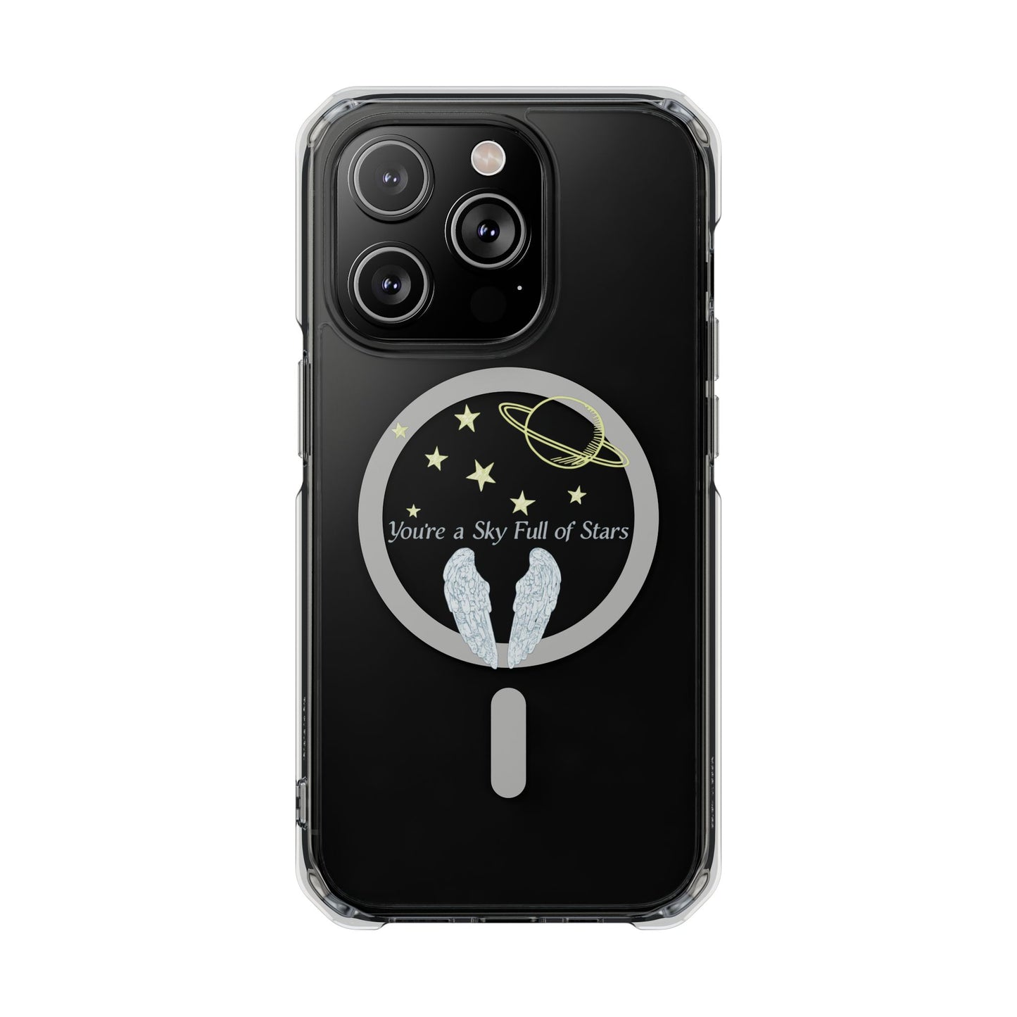Starry Sky Wings Magnetic Clear Impact case
