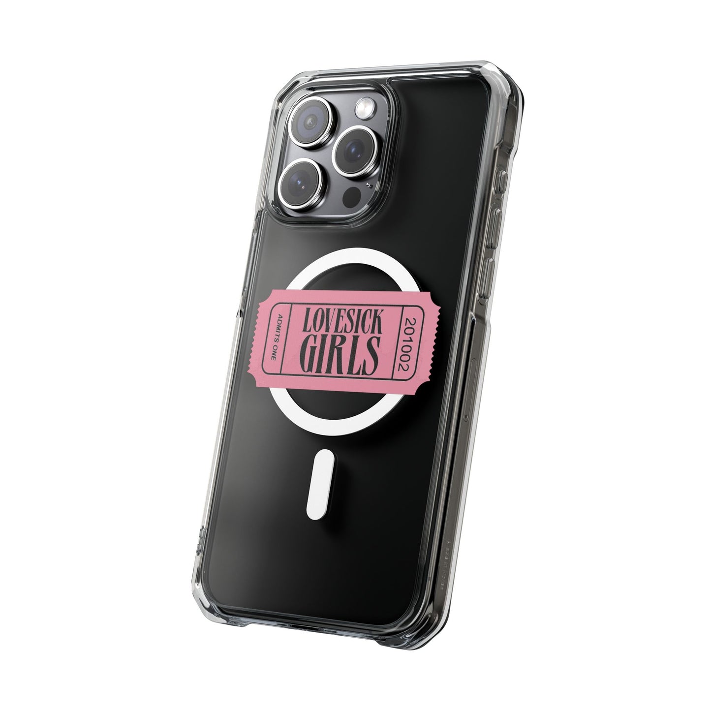 Lovesick Girls Ticket - Magnetic Clear Impact Case