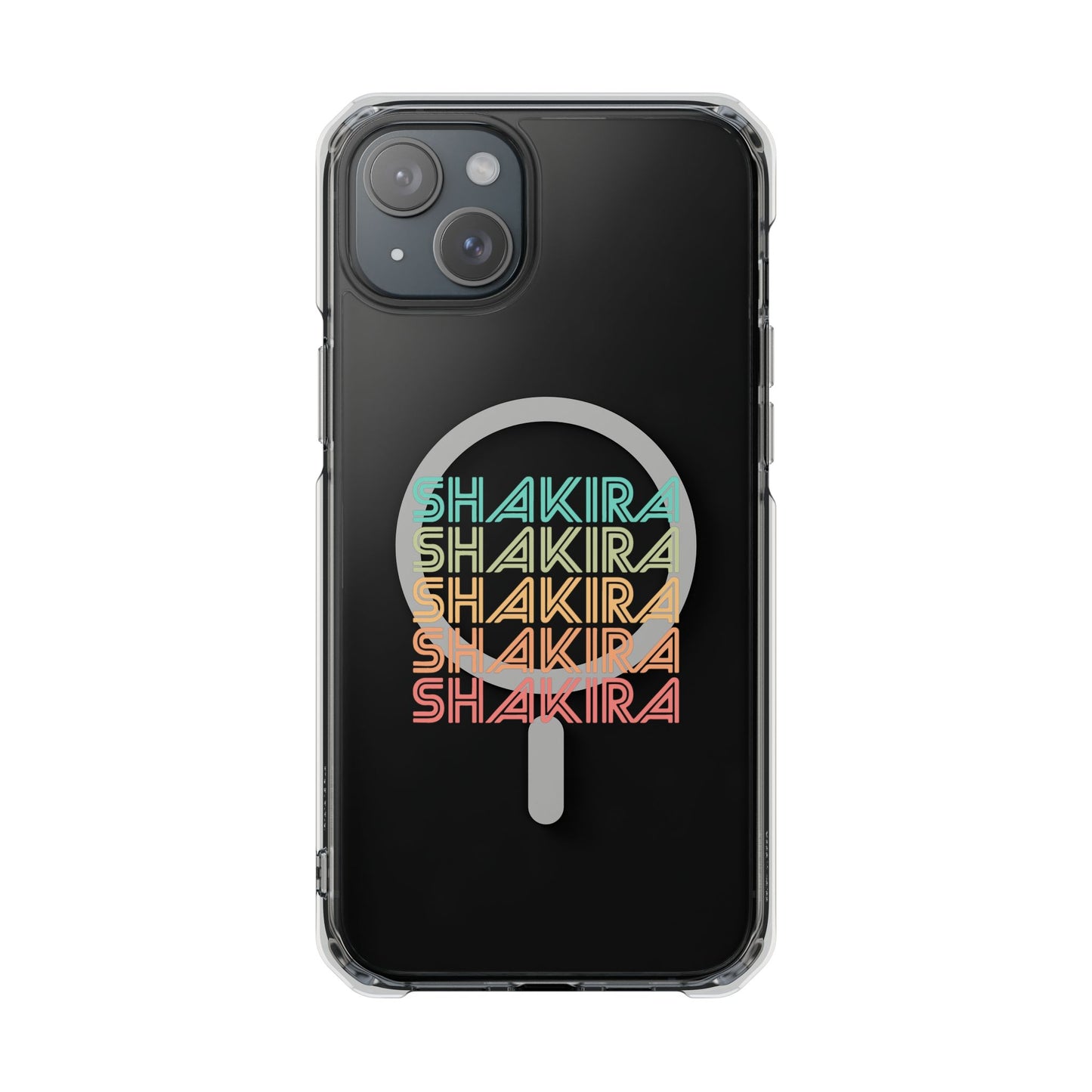 Retro Pop Lines Clear Impact case