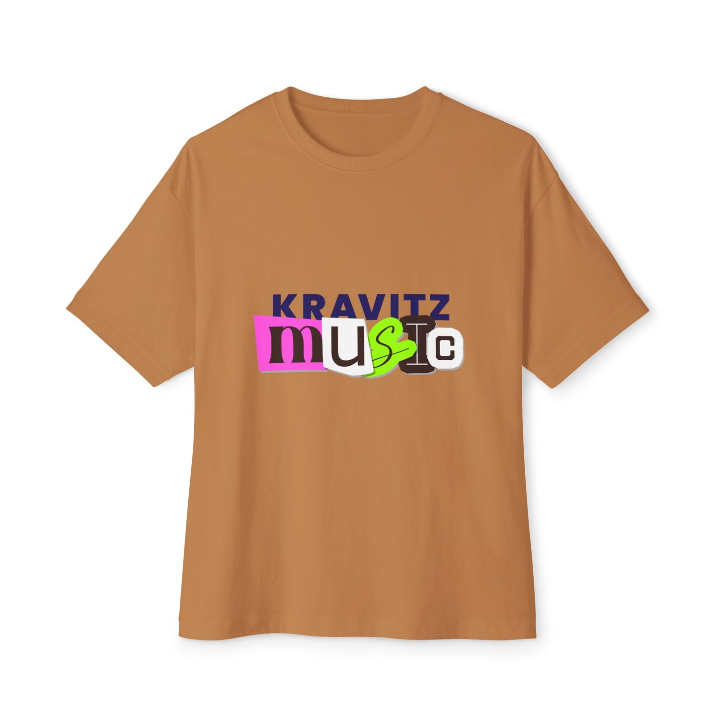 Mixed Tape Music Unisex Oversized Boxy tee