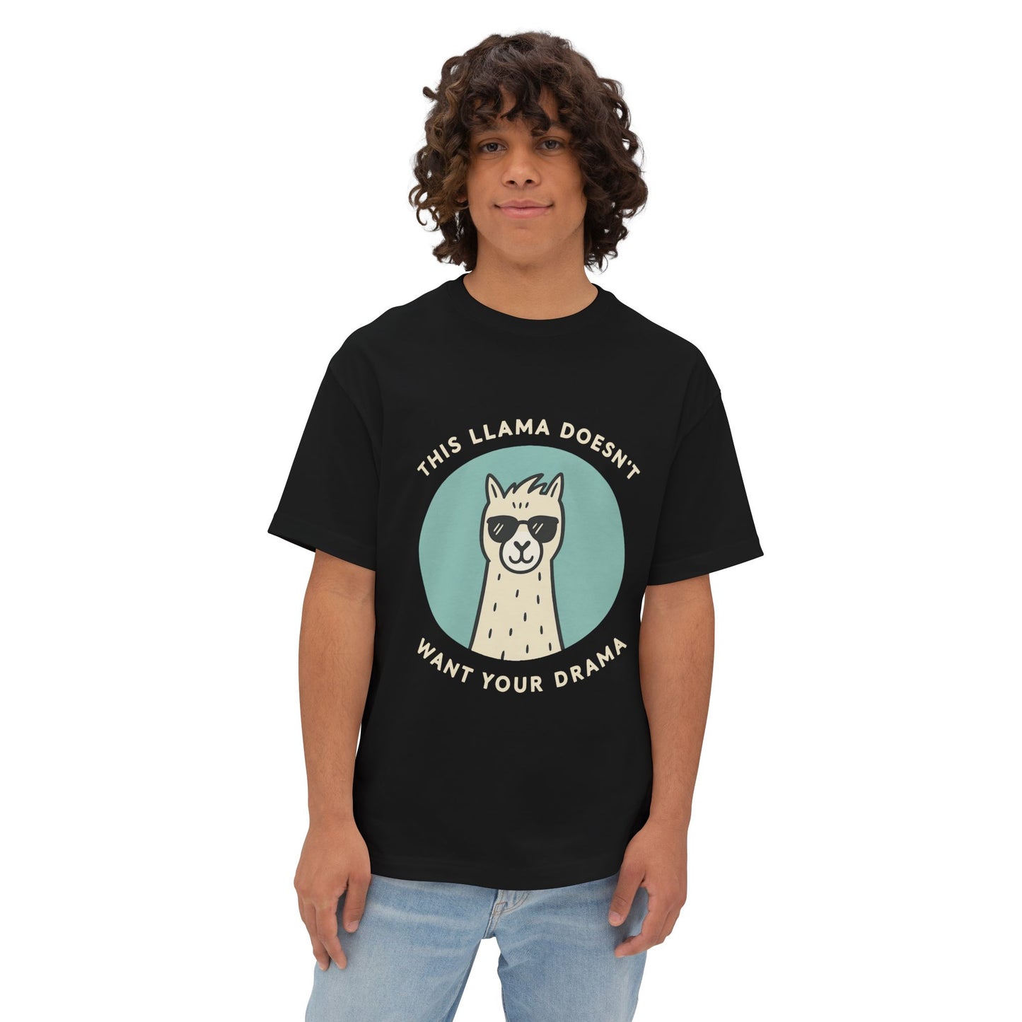 Oversized boxy Tee – Snazzy Drama Edition