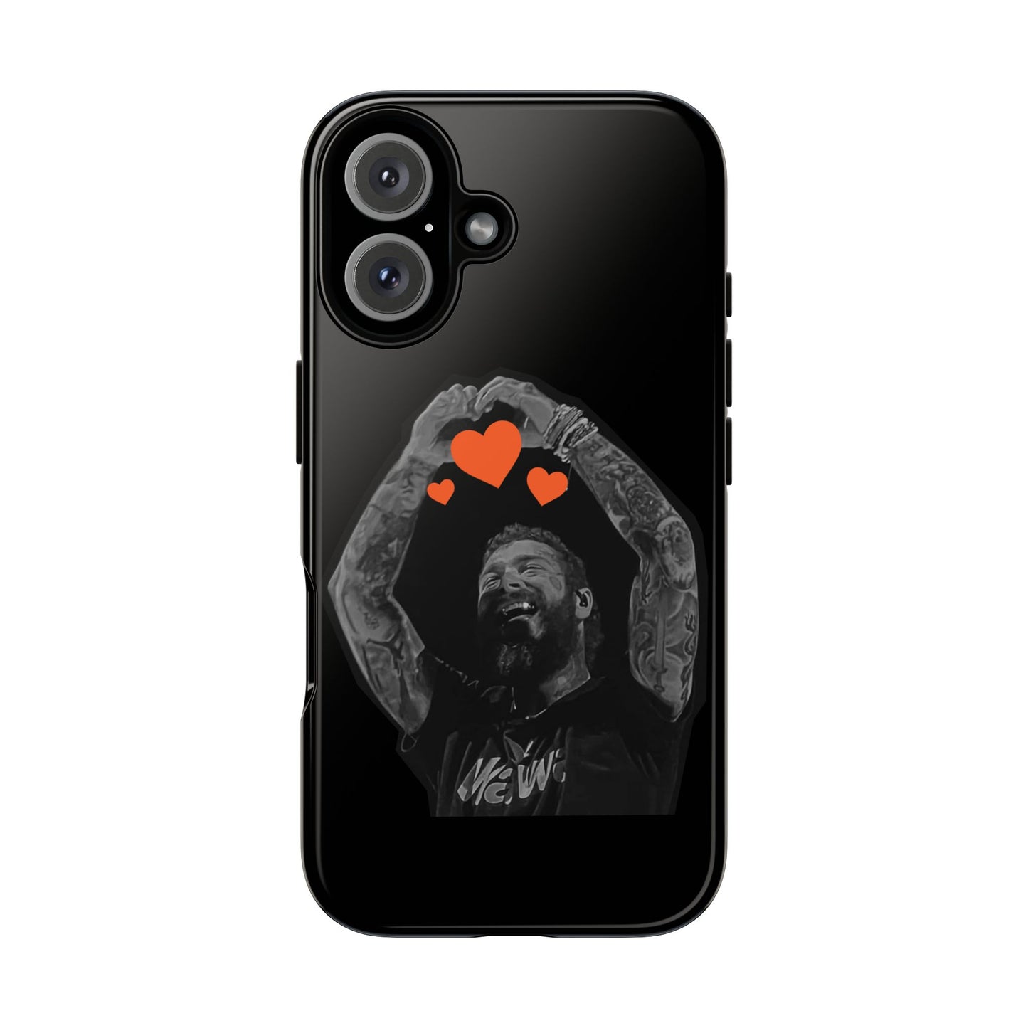 Tough iPhone Case (12–16 Pro Max) – Post Malone Heartfelt Wishes