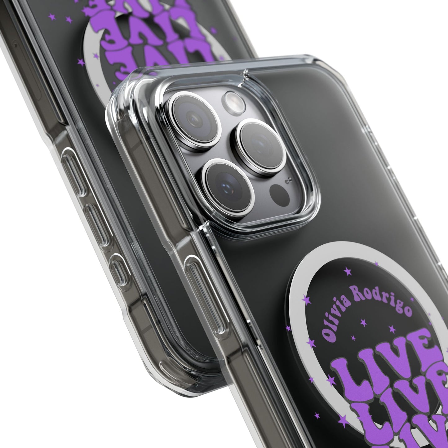 Olivia Rodrigo Live World Tour Magnetic Clear Impact Case