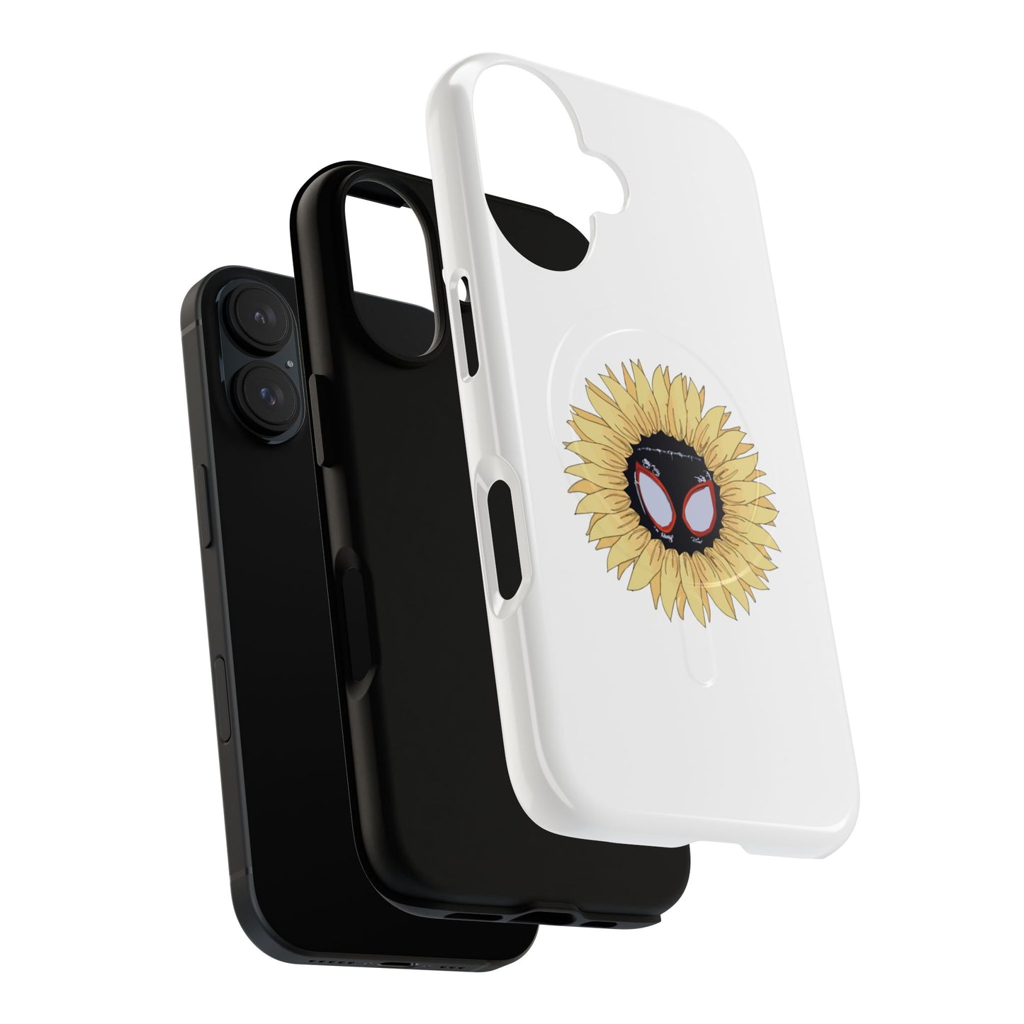 Sunflower Mask Illustration Tough Magnetic Case