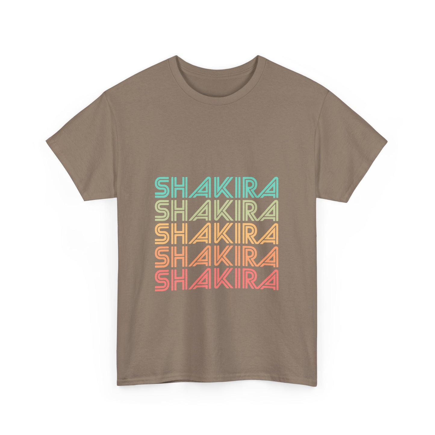 Retro Pop Lines Unisex Heavy cotton tee