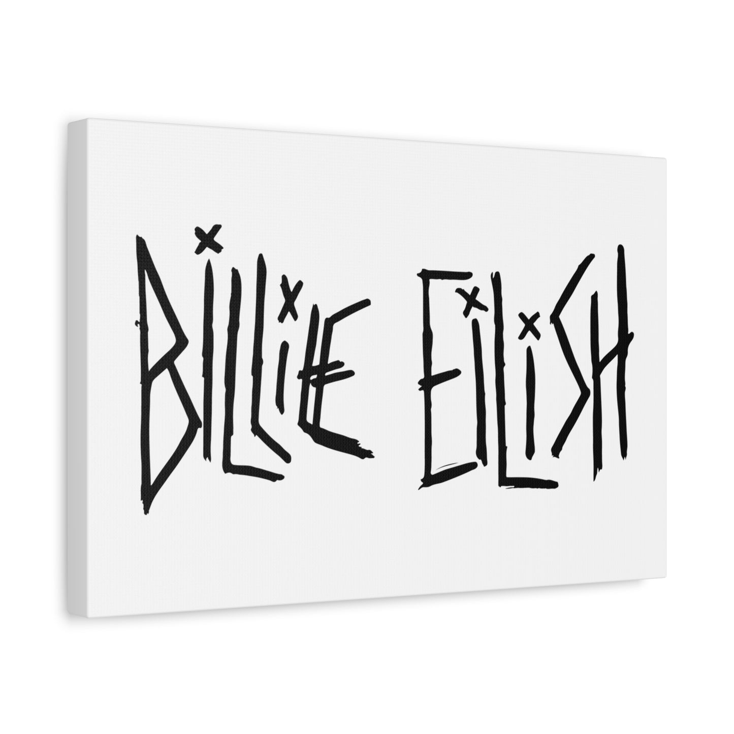 Twisted Ink Font Matte Canvas