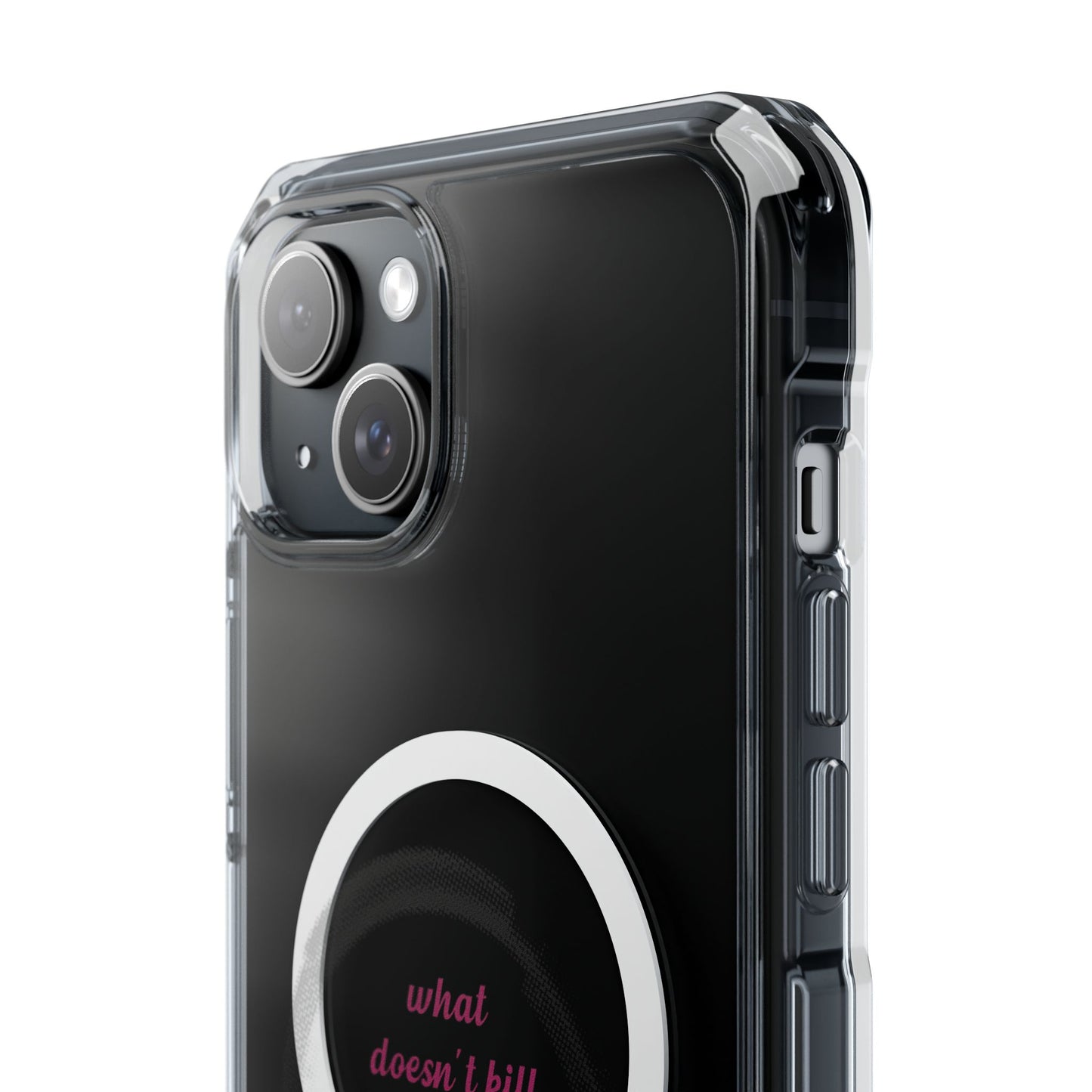 Stronger Soundwaves Magnetic clear Impact Case