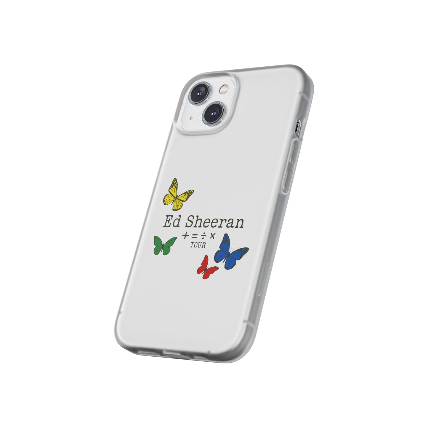 Flexi Case – Ed Sheeran butterfly edition (iPhone X–16 Pro Max)