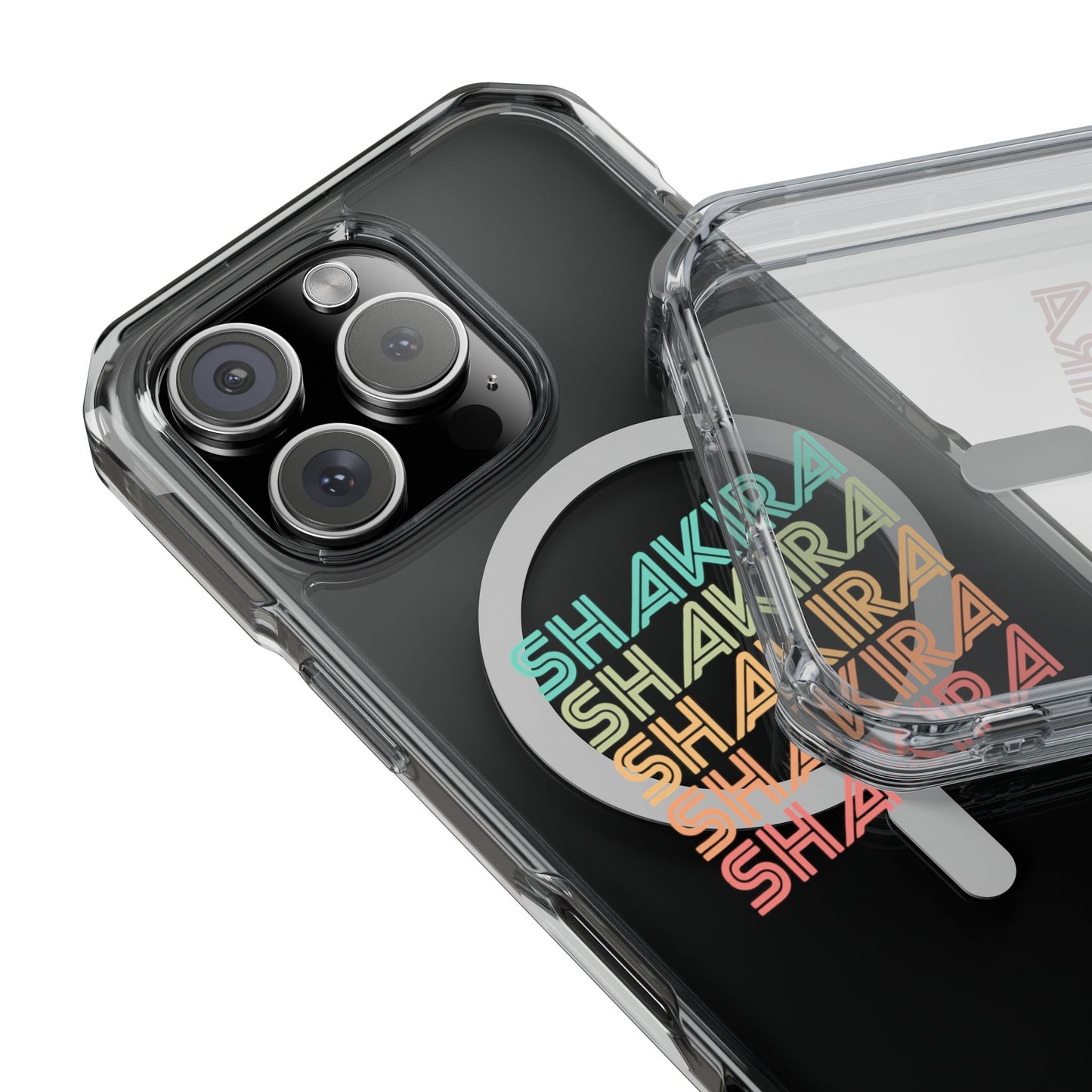 Retro Pop Lines Clear Impact case