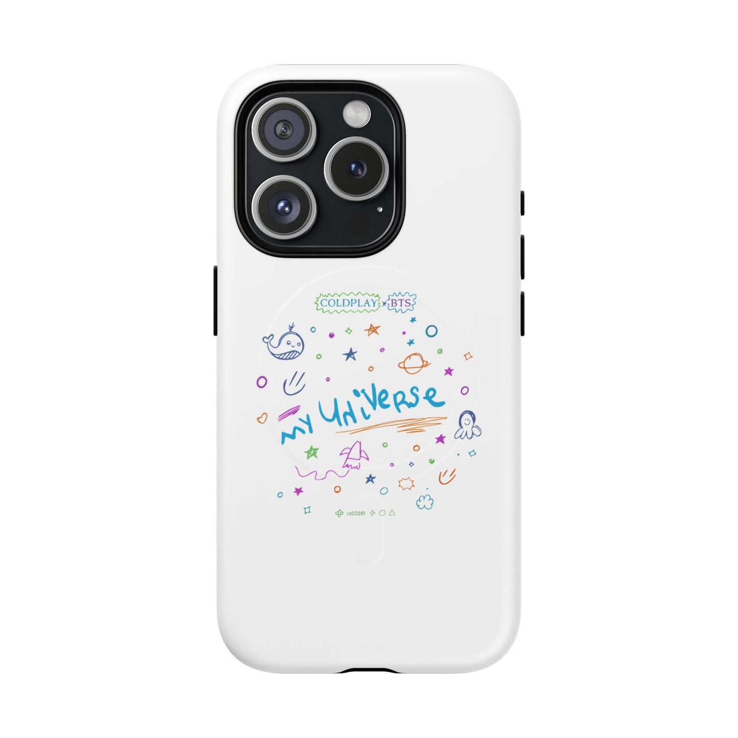 Neon Space Doodles Tough Magnetic Case