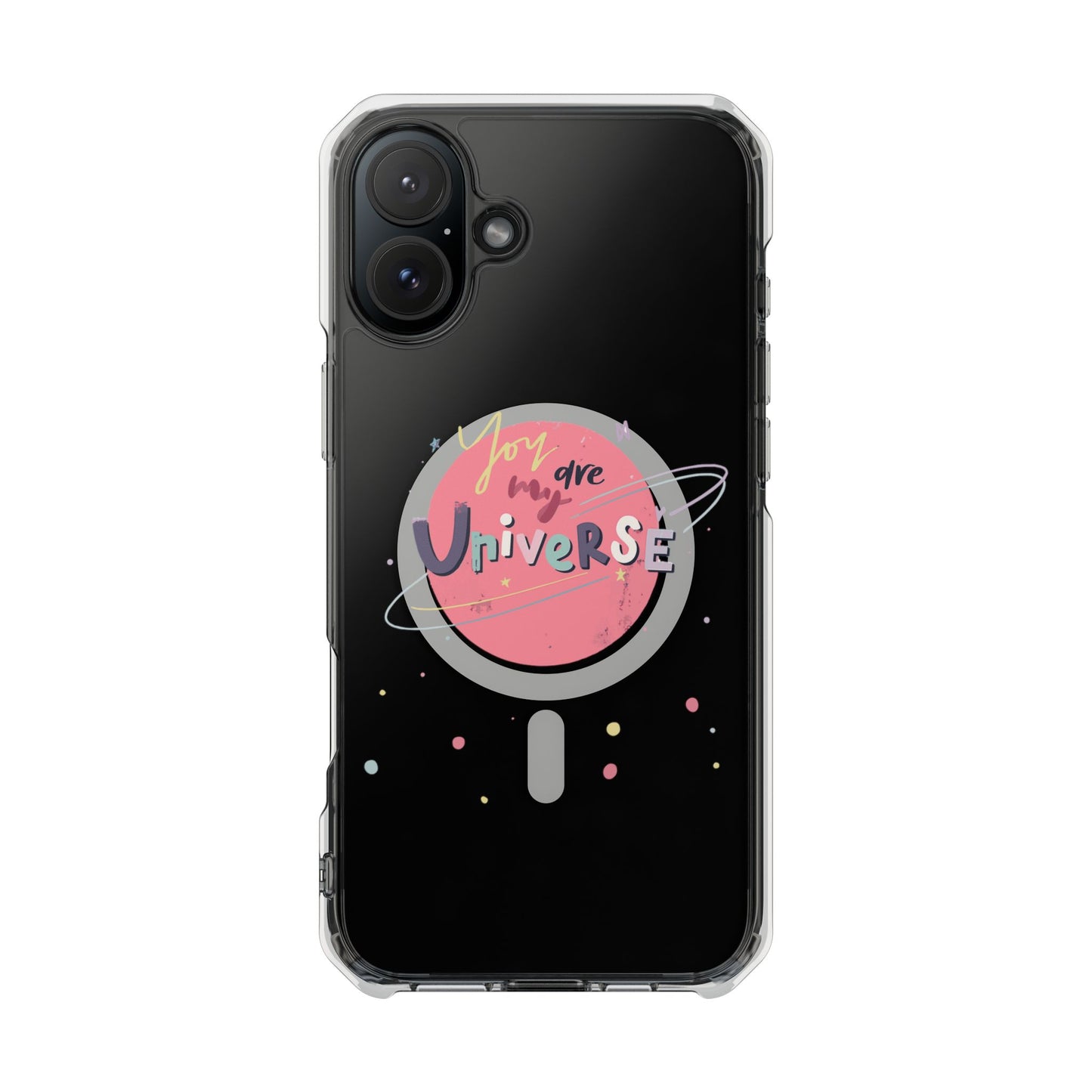 Pastel Planet & Universe Magnetic Clear Impact case