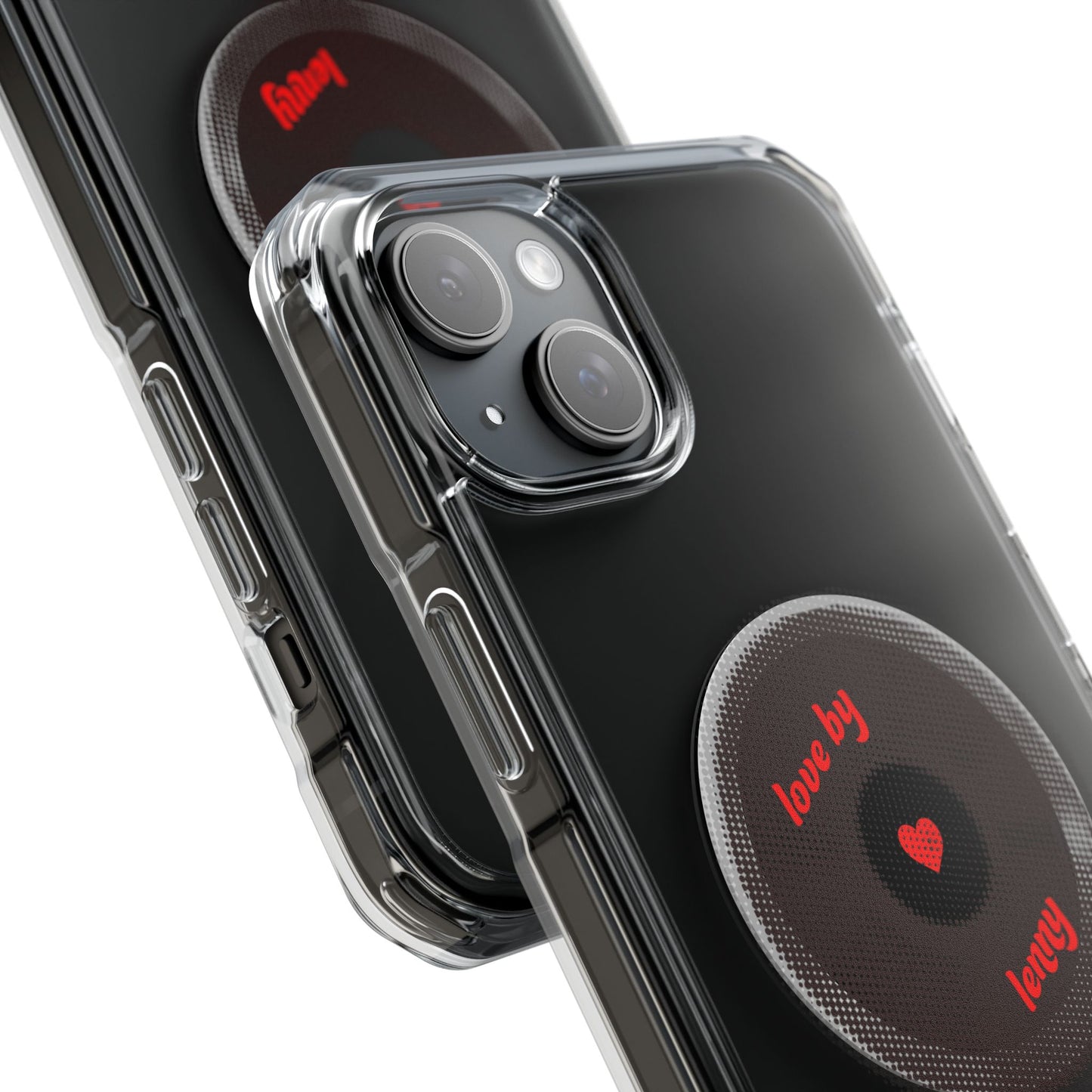 Vinyl Love Spin Magnetic clear Impact case