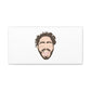 Minimalist Tongue Out Cartoon Face Canvas