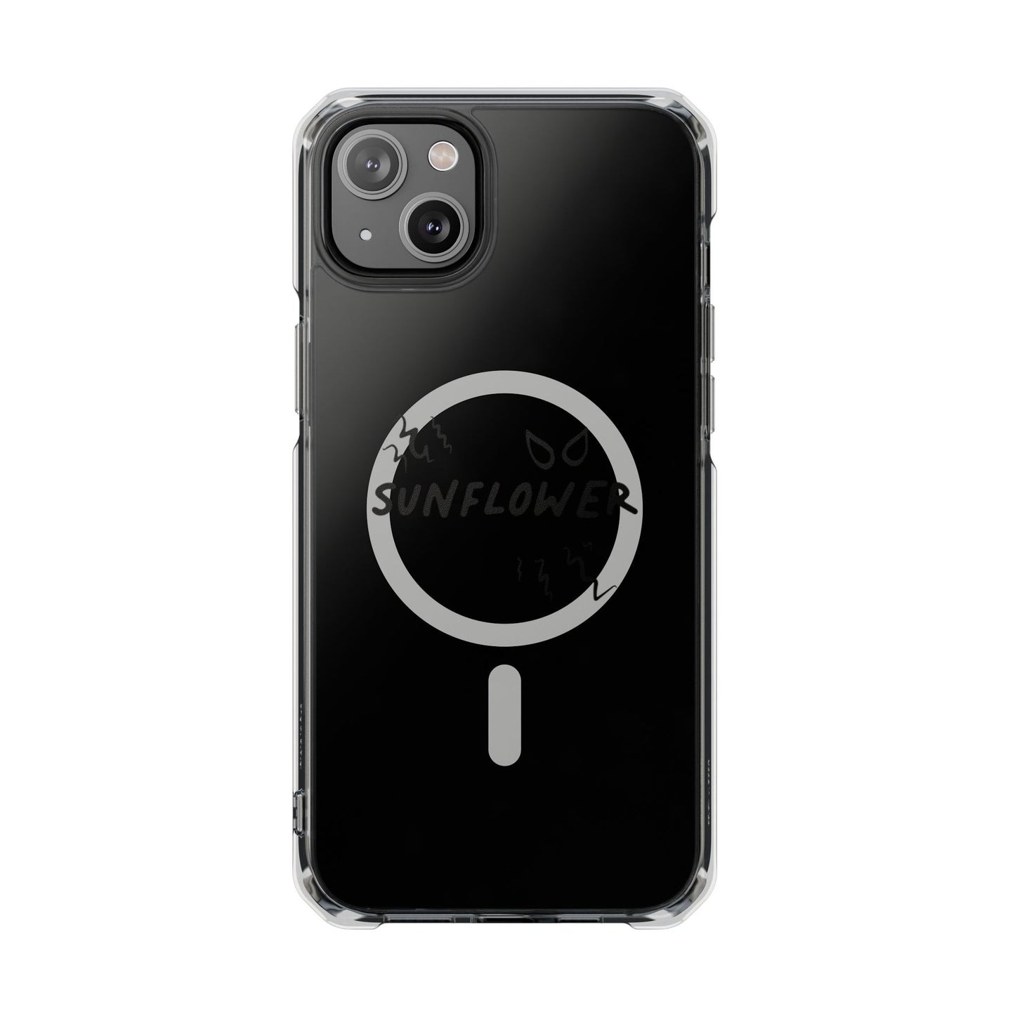 Yellow Barbed Wire Disc Magnetic Impact Case