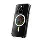 Minimalist Divide Symbol with Brush Magnetic Clear Impact Case