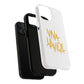 Golden Brush Script Tough Magnetic Case