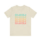 Retro Pop Lines Unisex jersey short sleeve tee