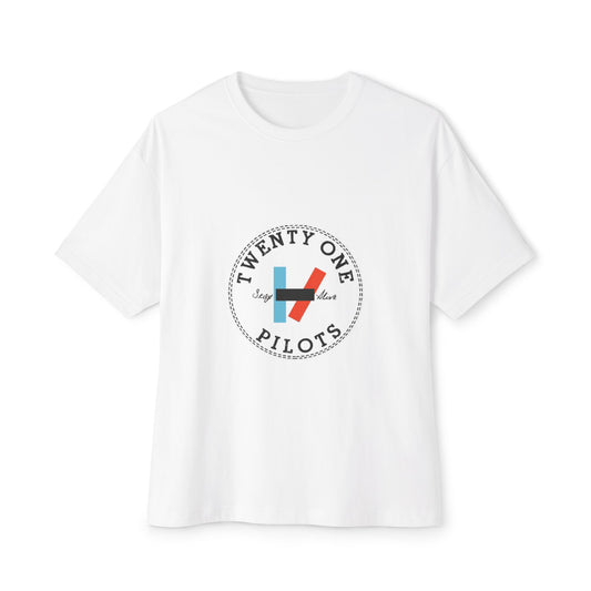 Trident Glow Unisex Oversized Boxy Tee