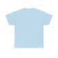 Sun and Waves Minimalist Unisex Heavy Cotton Tee
