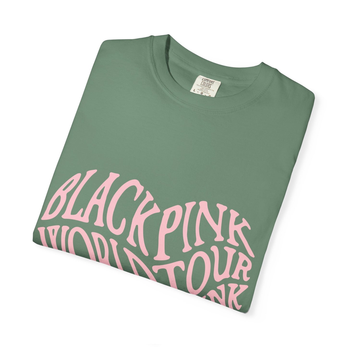Born Pink Heart Typography – Dyed T-shirt