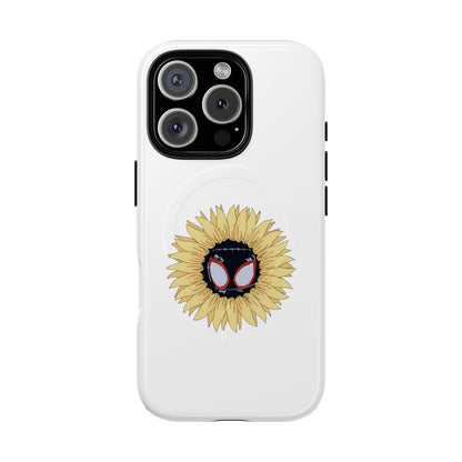 Sunflower Mask Illustration Tough Magnetic Case