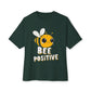 Oversized boxy Tee – Snazzy Bee positive Edition