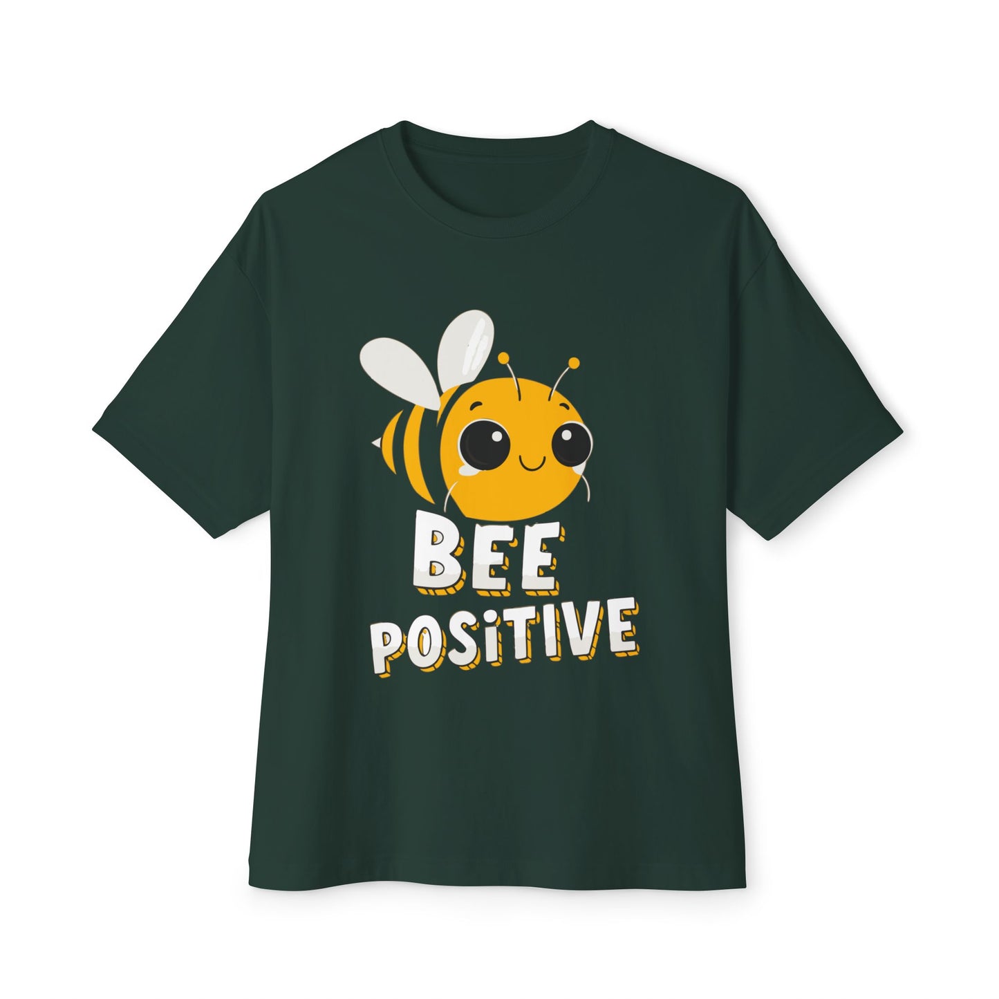 Oversized boxy Tee – Snazzy Bee positive Edition