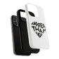 Happier Heart Lettering Tough Magnetic Case
