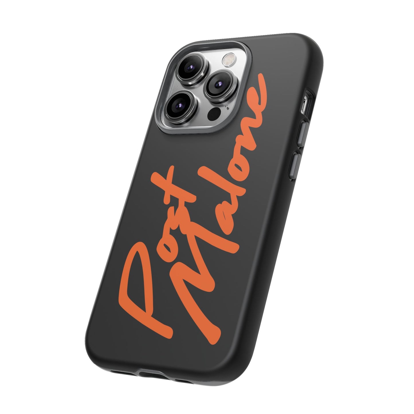 Tough iPhone Case (12–16 Pro Max) – Post Malone Name Design