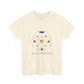Colorful Planetary Orbit Diagram Unisex Cotton Tee