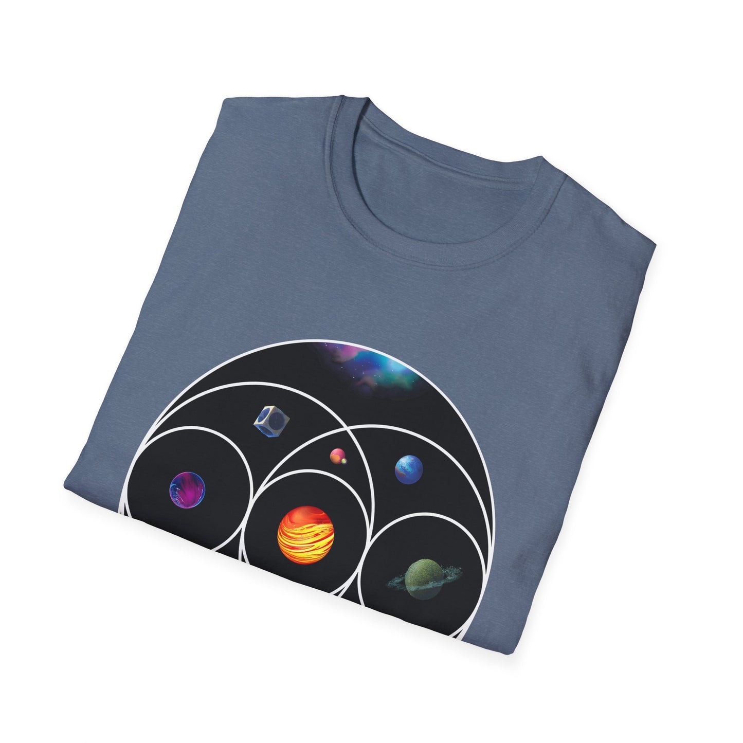 Unisex Softstyle T-Shirt Inspired by Coldplay’s Illustration Concept