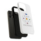 Colorful Planetary Orbit Diagram Tough Magnetic Case