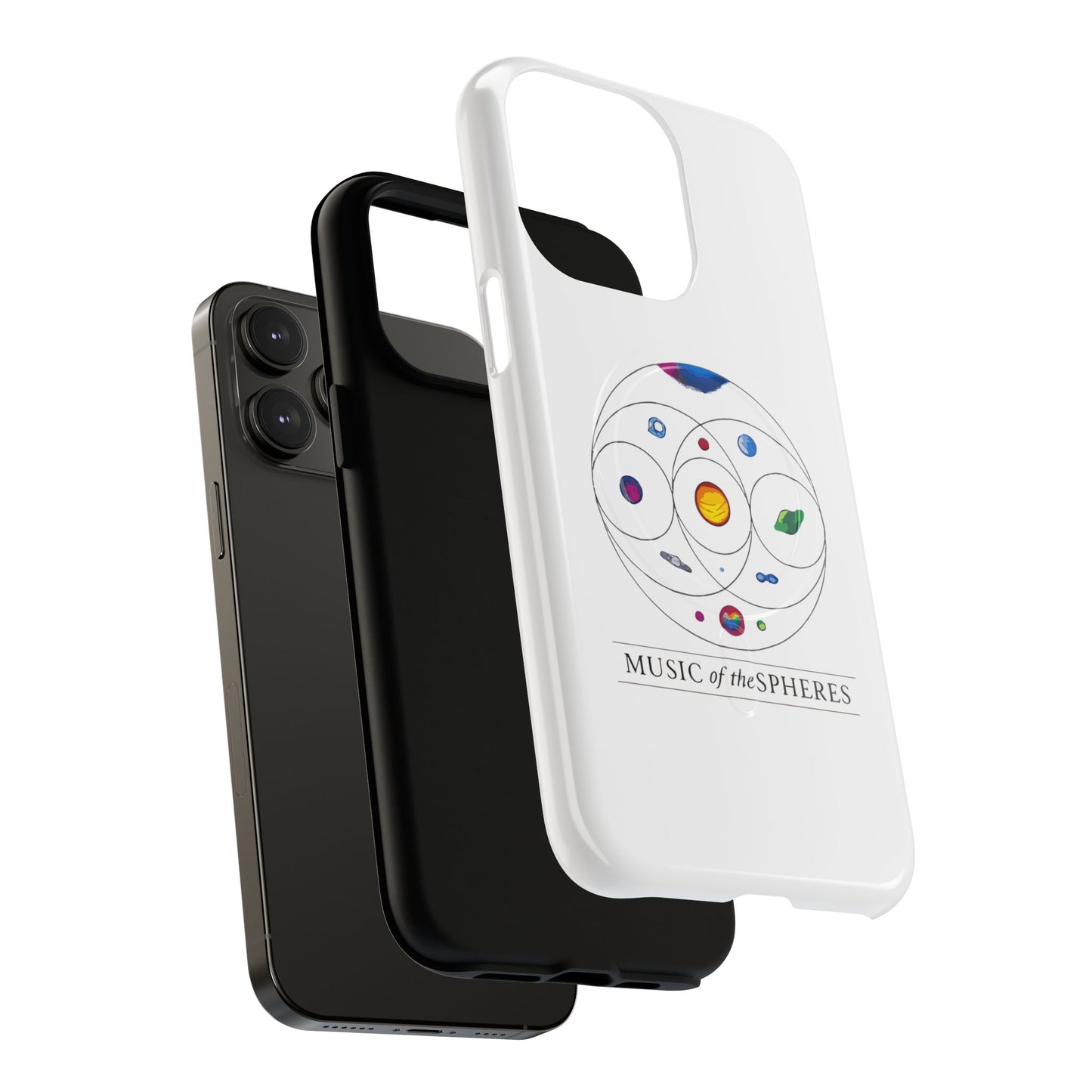 Colorful Planetary Orbit Diagram Tough Magnetic Case