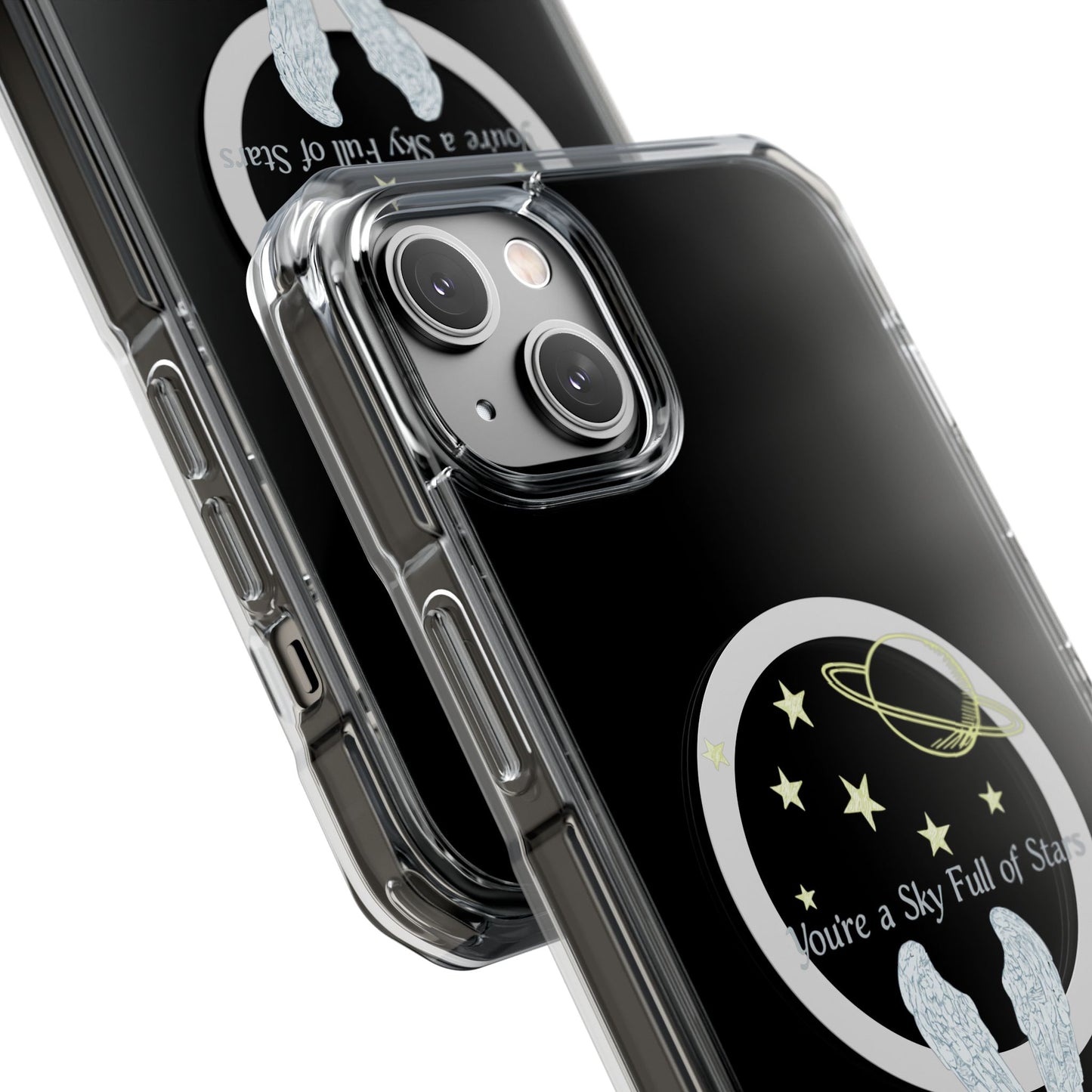 Starry Sky Wings Magnetic Clear Impact case