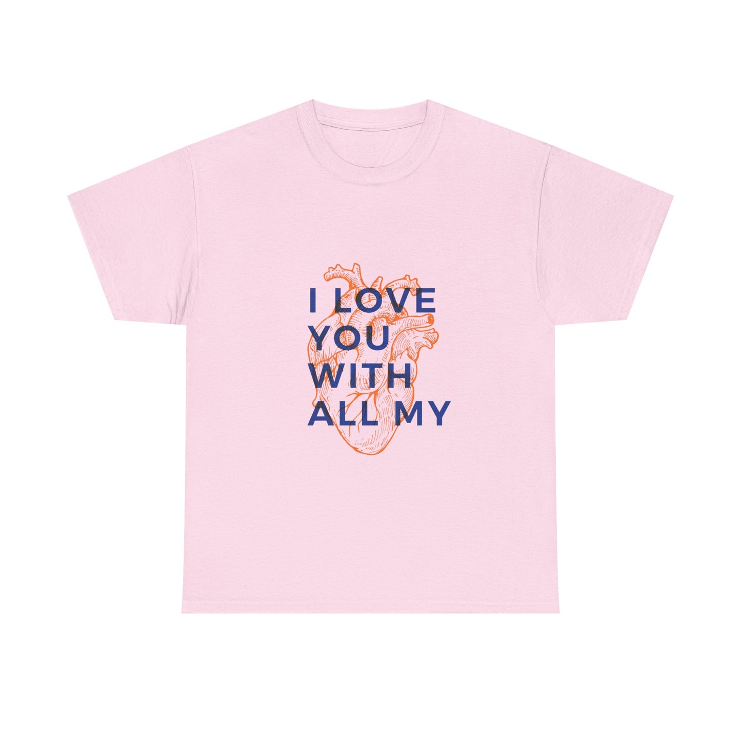 All My Heart Anatomical Art Unisex Heavy Cotton Tee