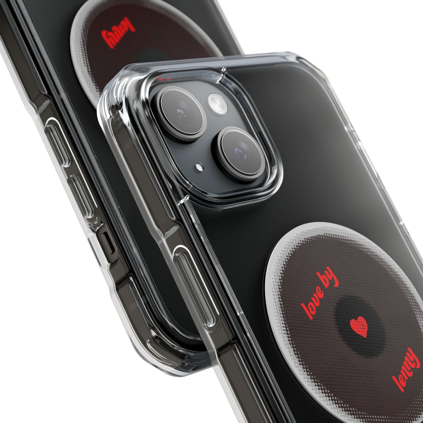 Vinyl Love Spin Magnetic clear Impact case