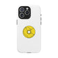 Minimalist Black Disc Outline Tough Magnetic Case