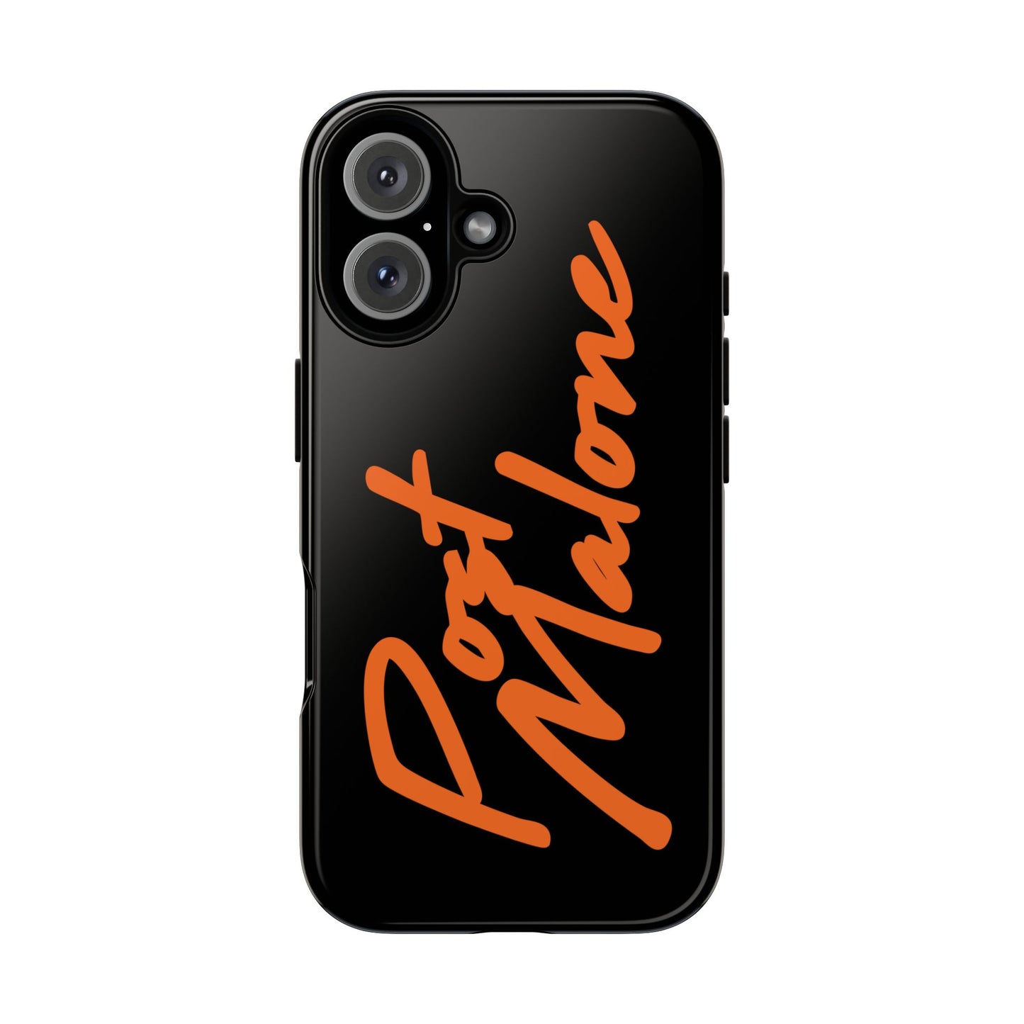Tough iPhone Case (12–16 Pro Max) – Post Malone Name Design